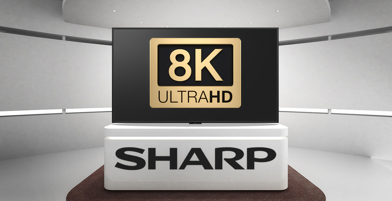 sharp 8K TV cyfrovychok